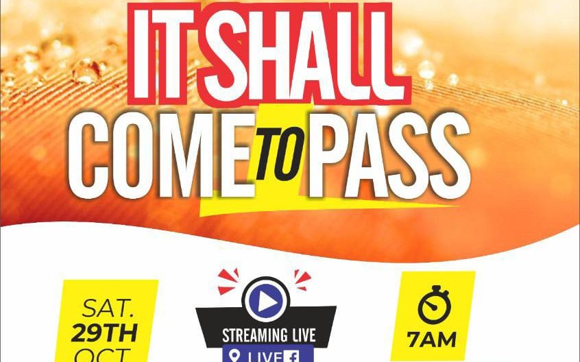 It shall come to pass BDS October 2022